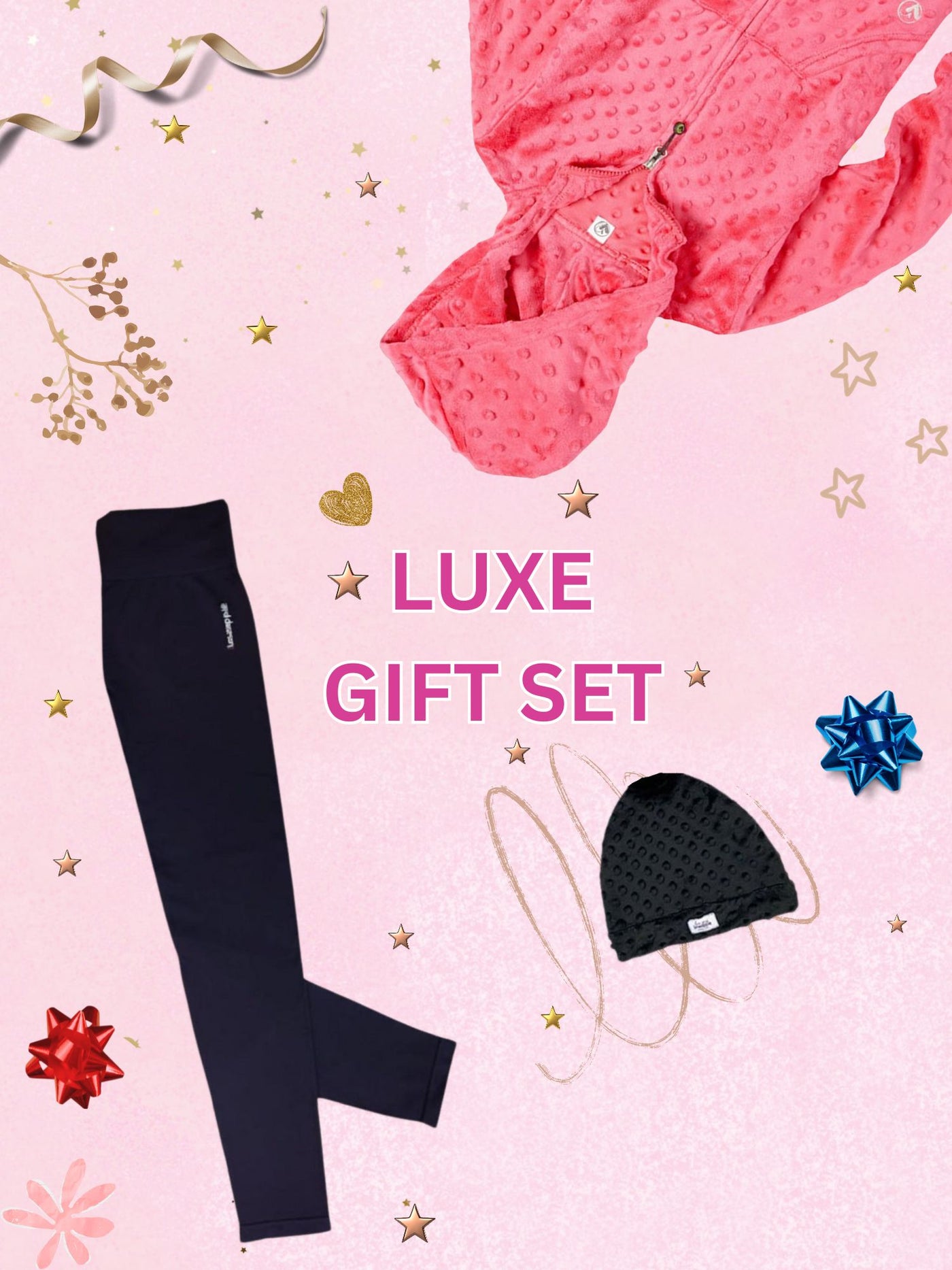 Girls Hoodie + Leggings + Beanie | Gift Set | Limeapple