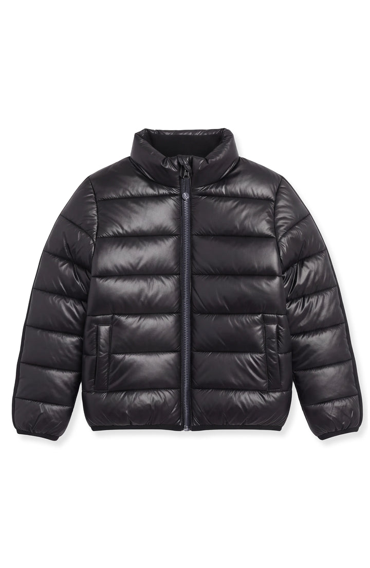 Nanoall - Packable Quilted Puffer Jacket - Black