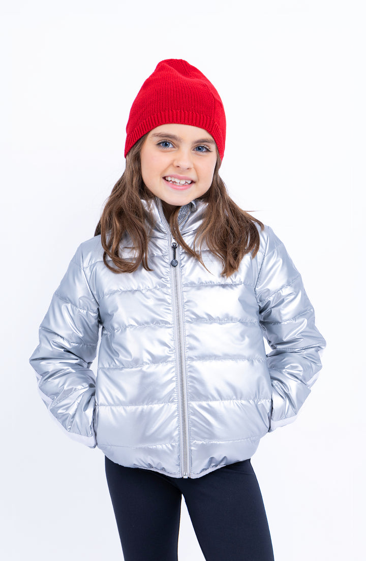 Nanoall -  Packable Quilted Puffer Jacket - Silver