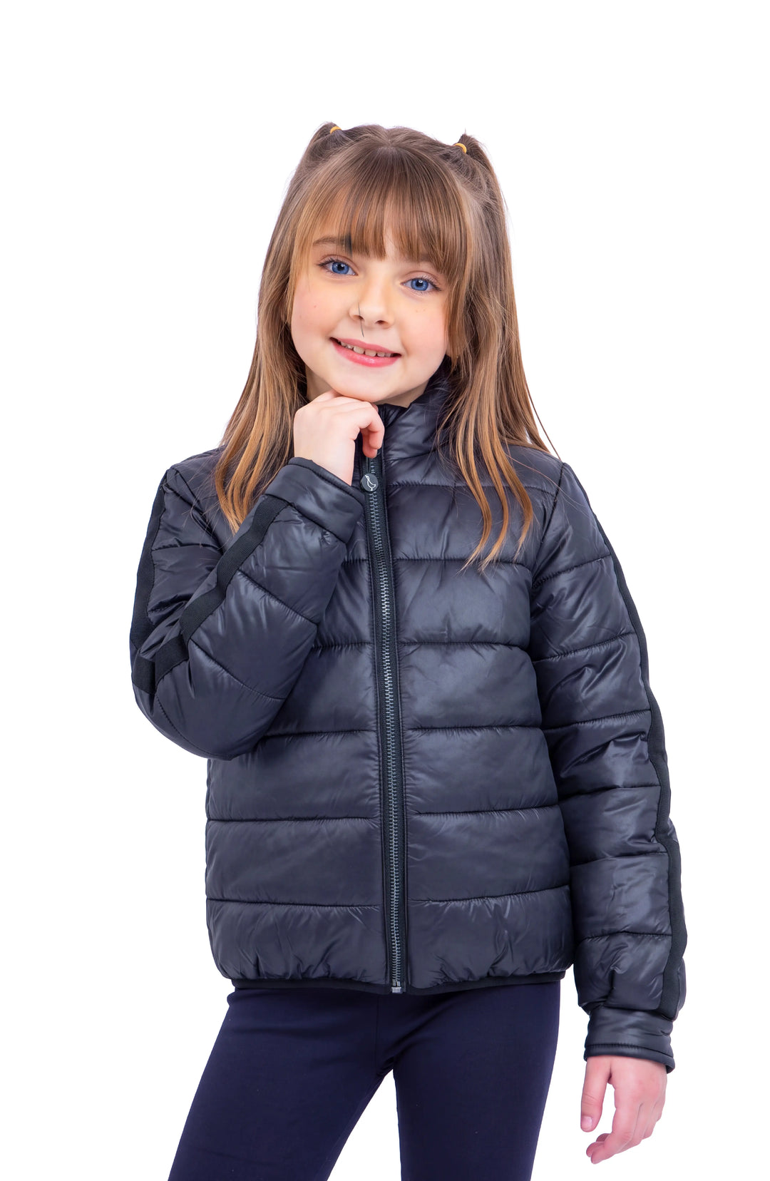 Nanoall - Packable Quilted Puffer Jacket - Black