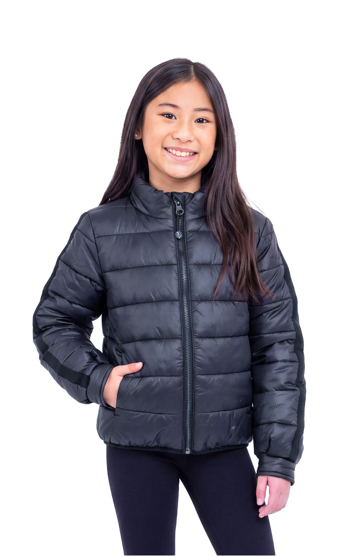 Nanoall - Packable Quilted Puffer Jacket - Black