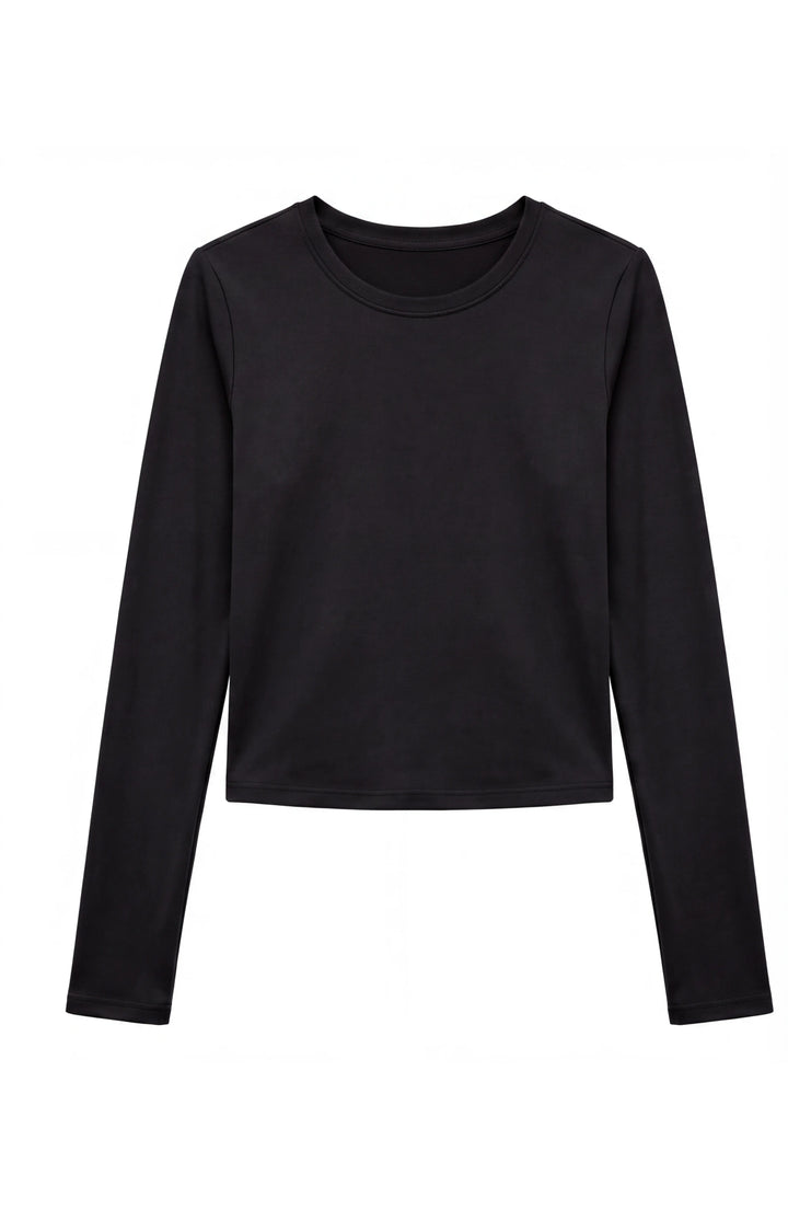 Oakley - Crisscross Back Keyhole Long Sleeve Top - Black
