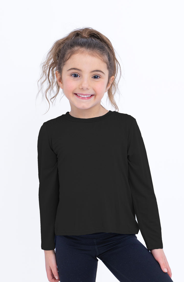 Oakley - Crisscross Back Keyhole Long Sleeve Top - Black