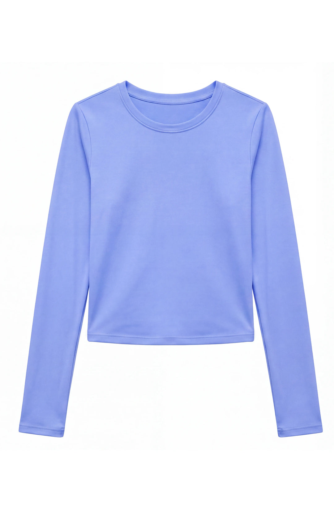 Oakley -  Crisscross Back Keyhole Long Sleeve Top - Periwinkle