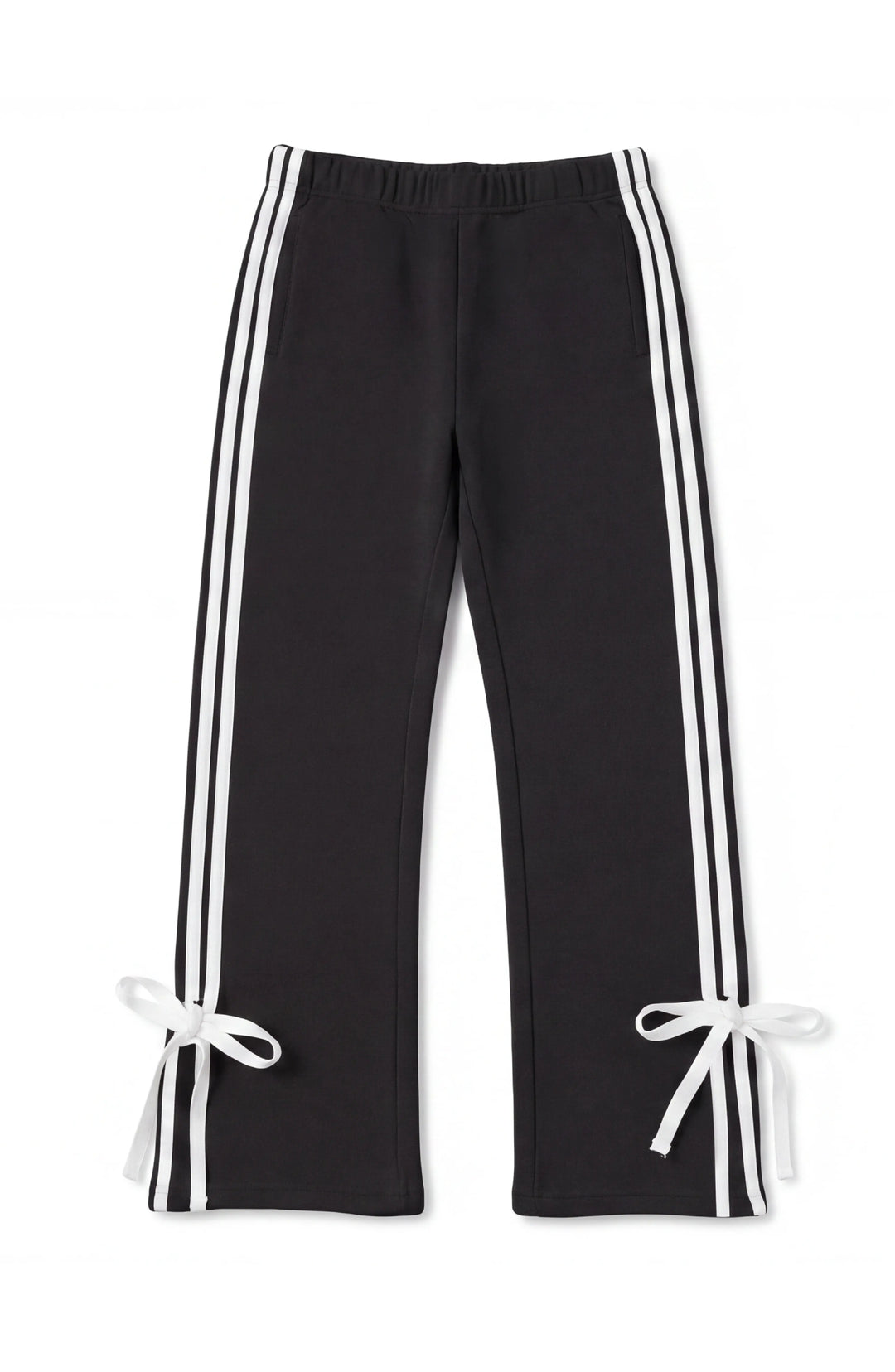 Paige - Relaxed Sweatpant with Bowtie - Black