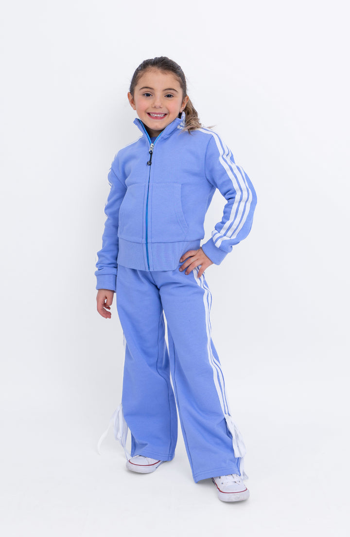 Misha Zip-up Track Jacket - Perwinkle