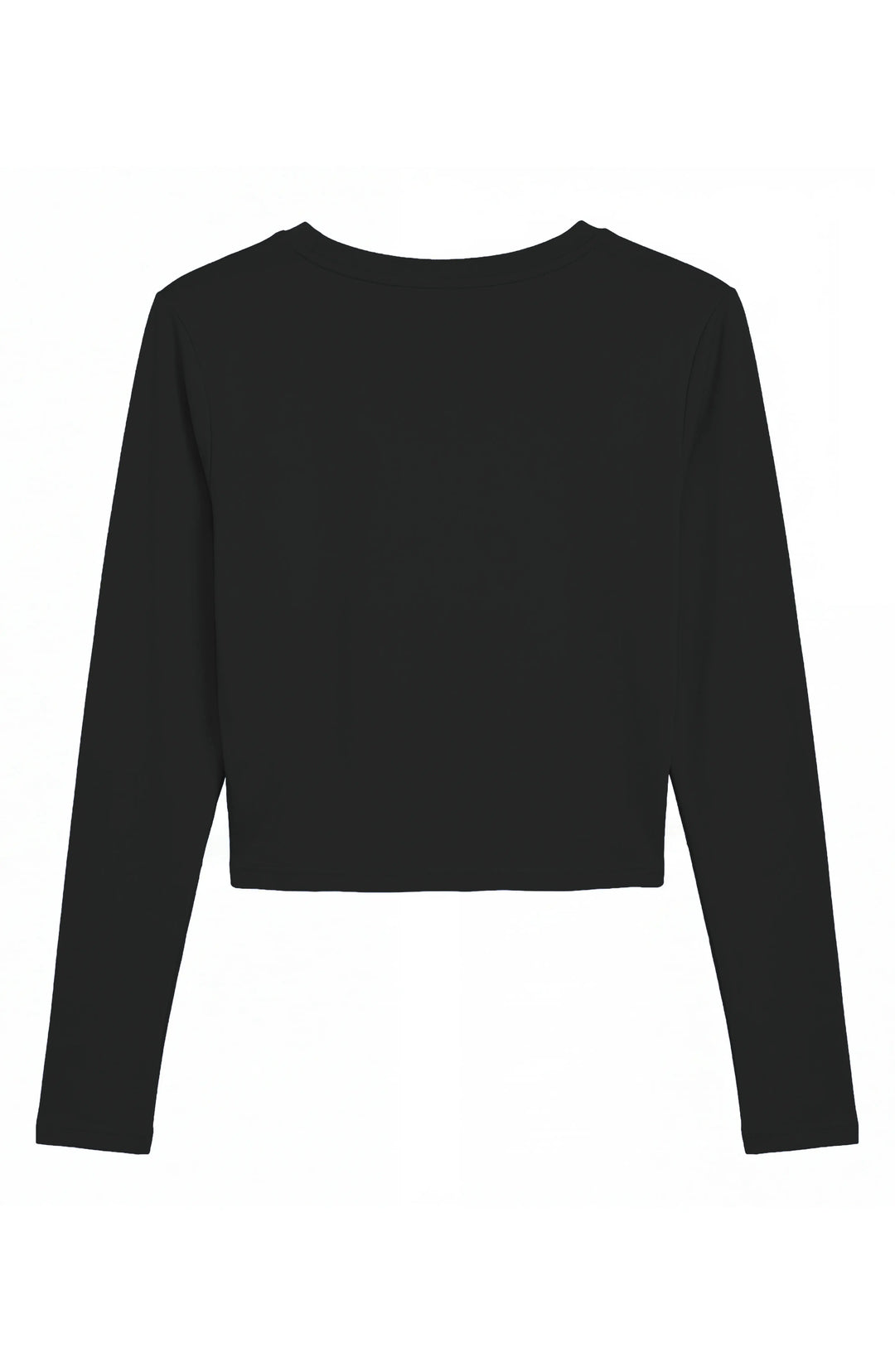 Pixie -  Ruched Long Sleeve Top - Black