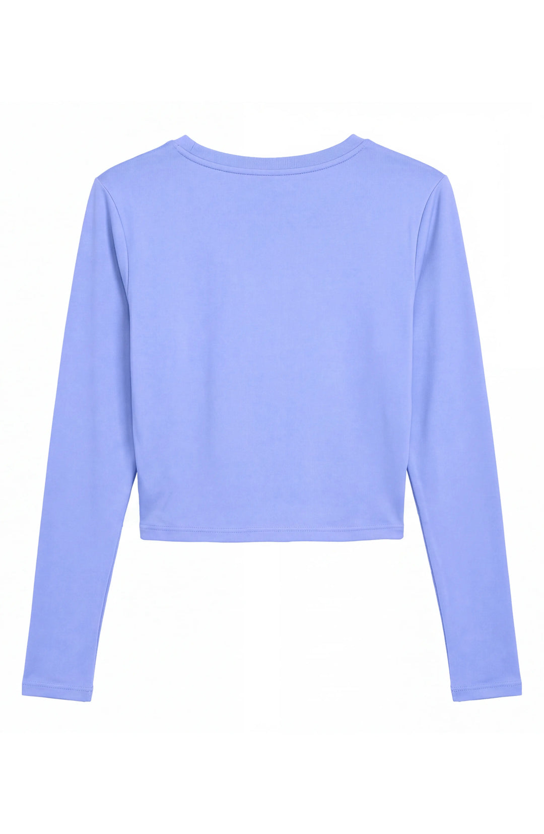 Pixie -  Ruched Long Sleeve Top - Periwinkle