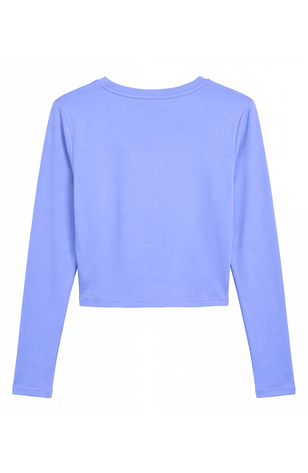 Pixie -  Ruched Long Sleeve Top - Periwinkle