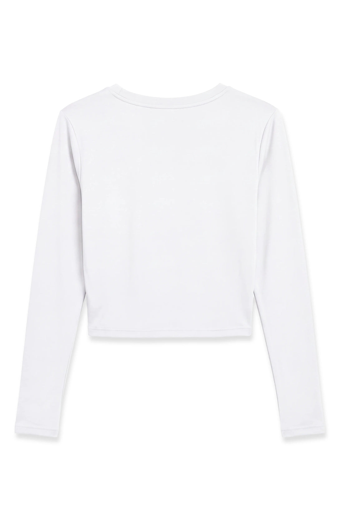 Pixie -  Ruched Long Sleeve Top - White