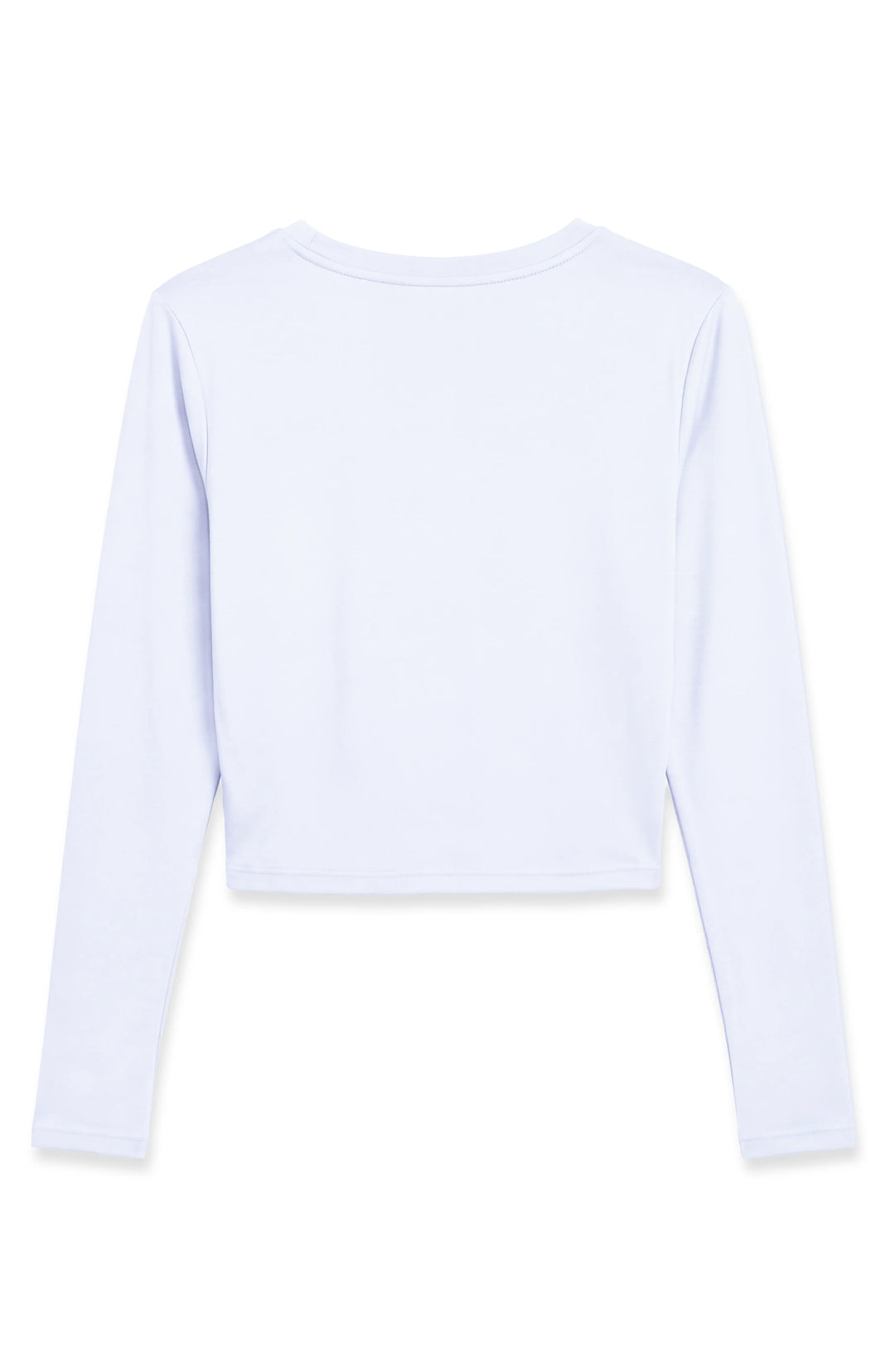 Pixie -  Ruched Long Sleeve Top - White