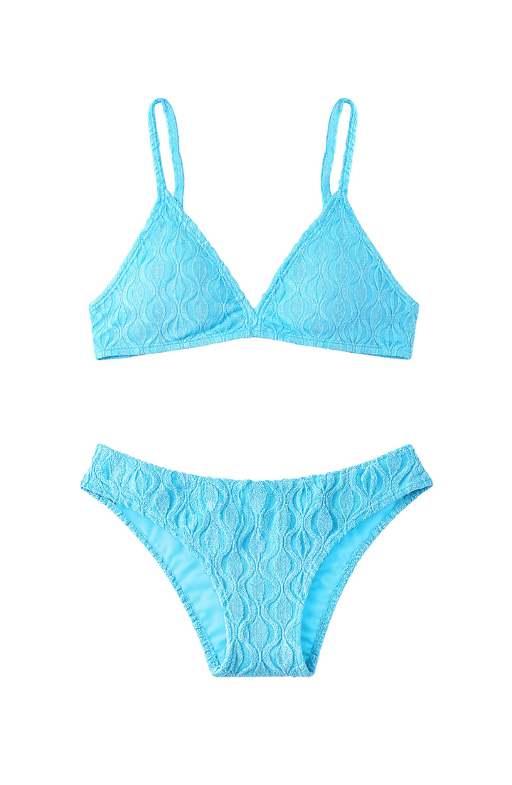 Riley Terry Triangle Bikini Swimsuit