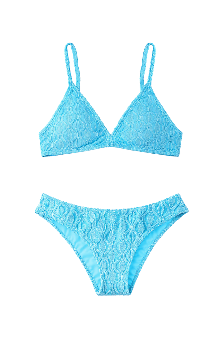 Riley Terry Triangle Bikini Swimsuit