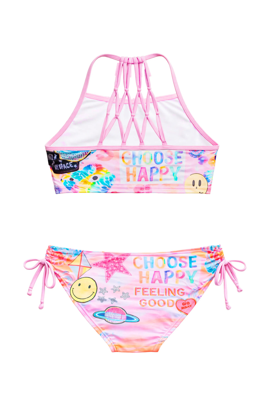 Wren Printed Cropped Tankini Swimsuit