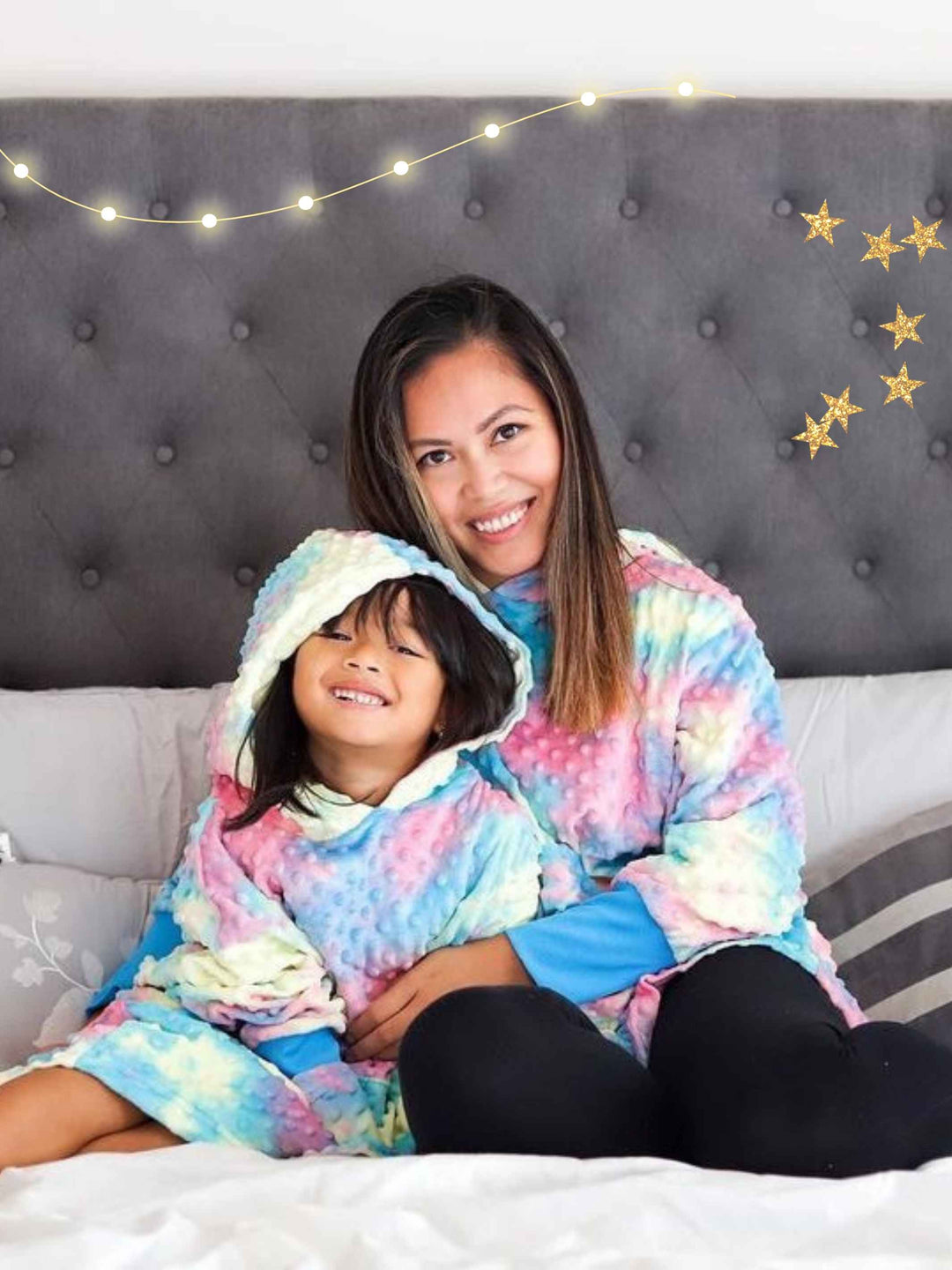 minky oversized hoodie for moms and girls
