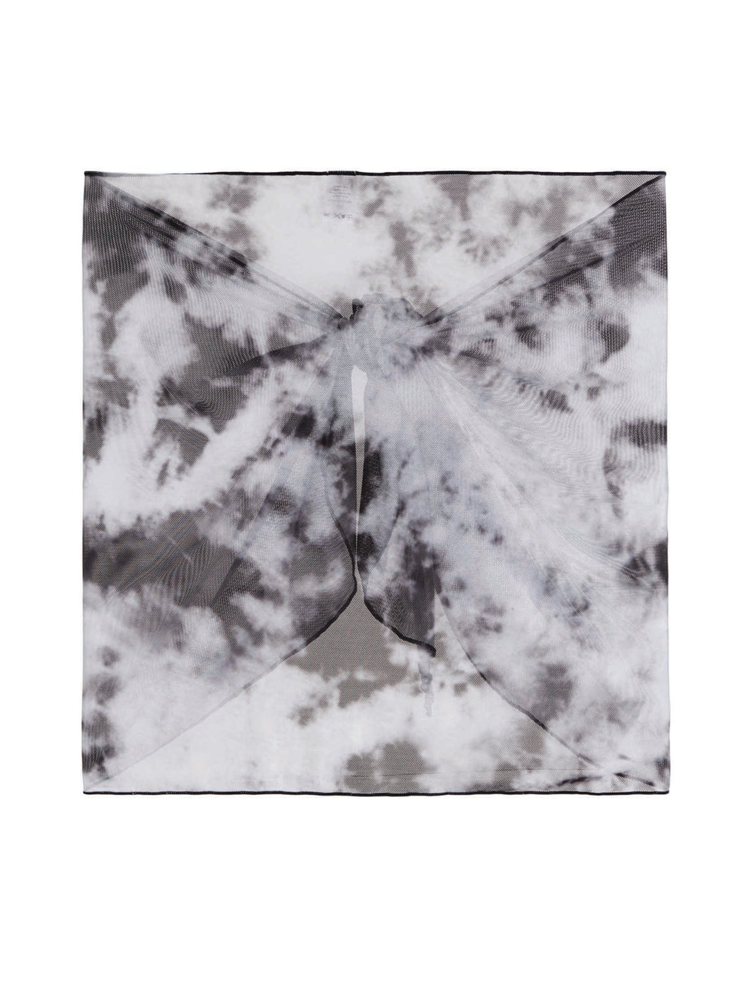 girls mesh tie dye sarong wrap skirt swim coverup