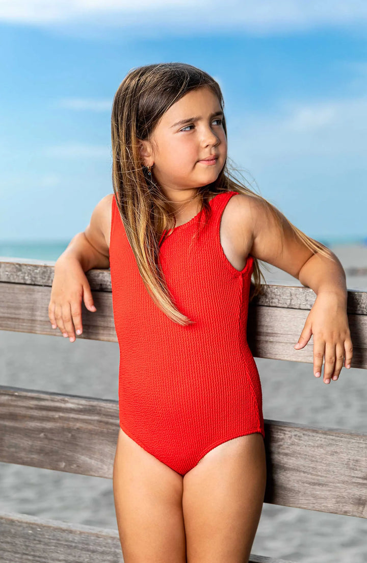 Crinkle One Piece Swimsuit