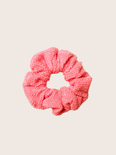 Crinkle Scrunchie Black, Pink, Red - 3 piece pack