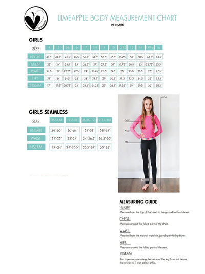 Girls Seamless Activewear Leggings | Heather Grey | Limeapple