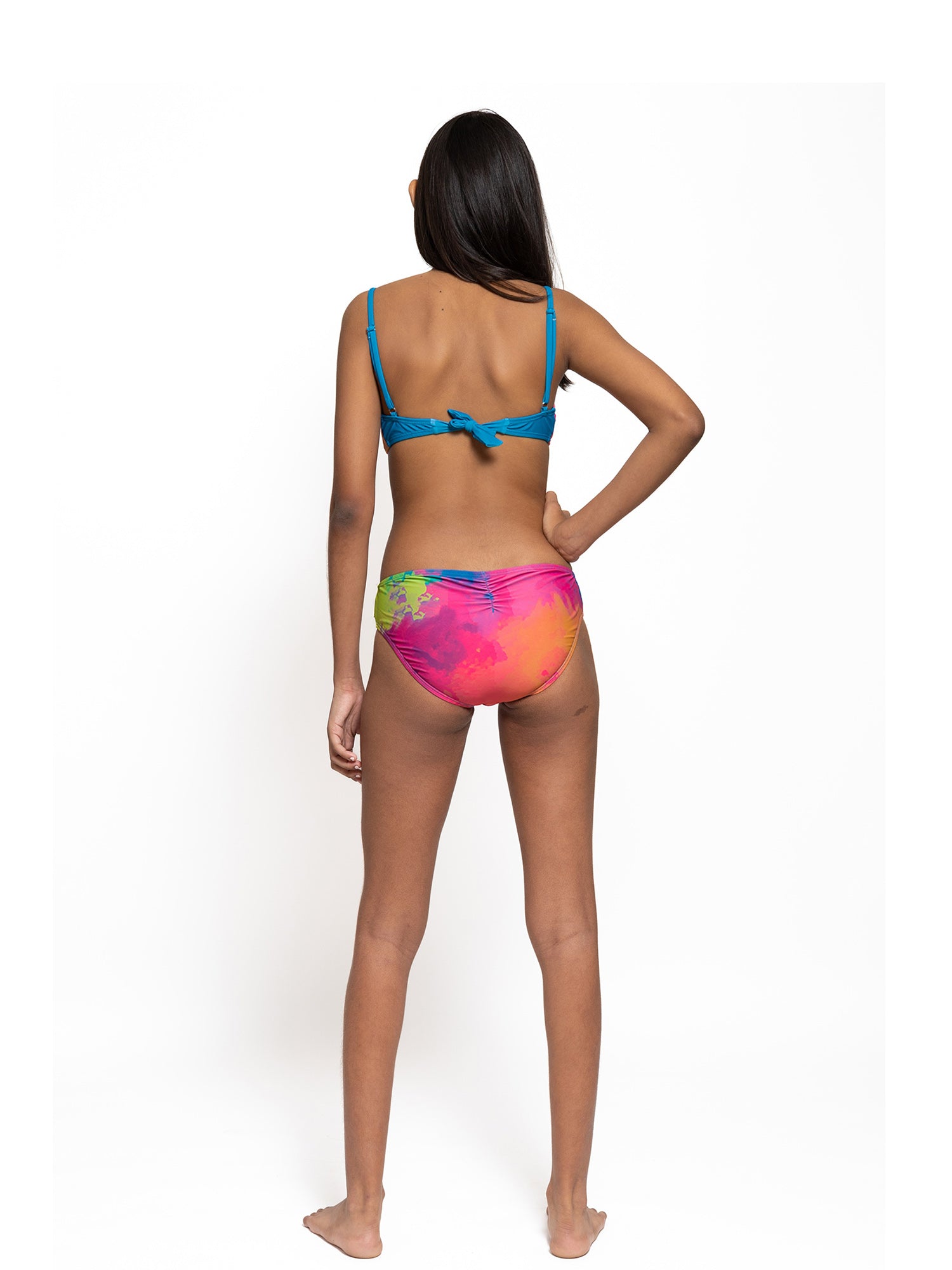TEFA- Multicolor Watercolour Bikini | Limeapple