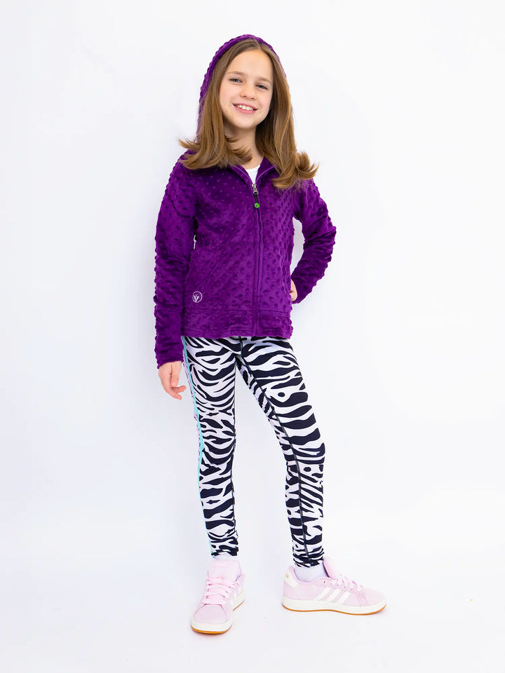 Mindy - Printed Zebra Activewear Leggings