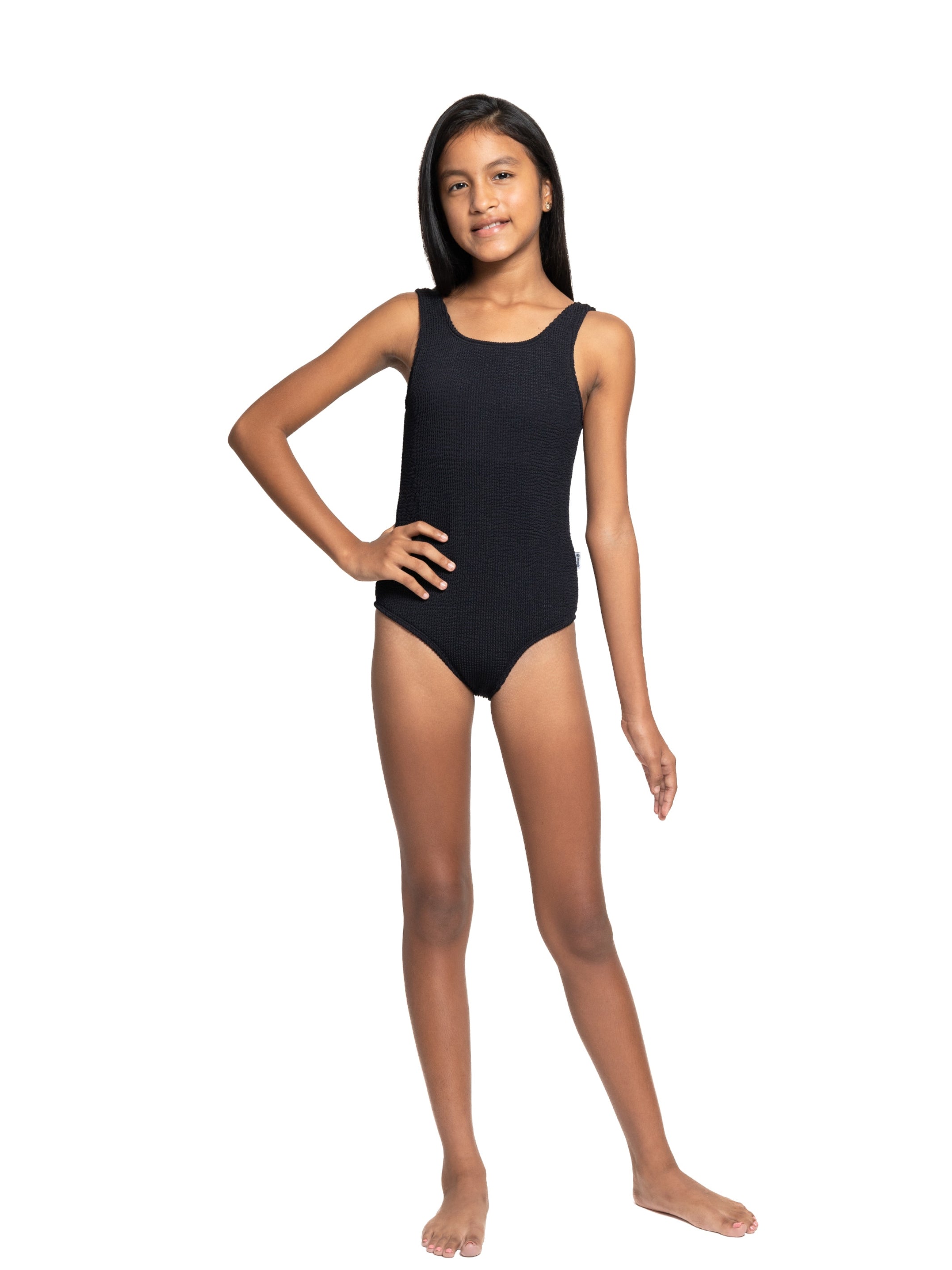 ANNIE - Crinkle One Piece Swimsuit | Limeapple