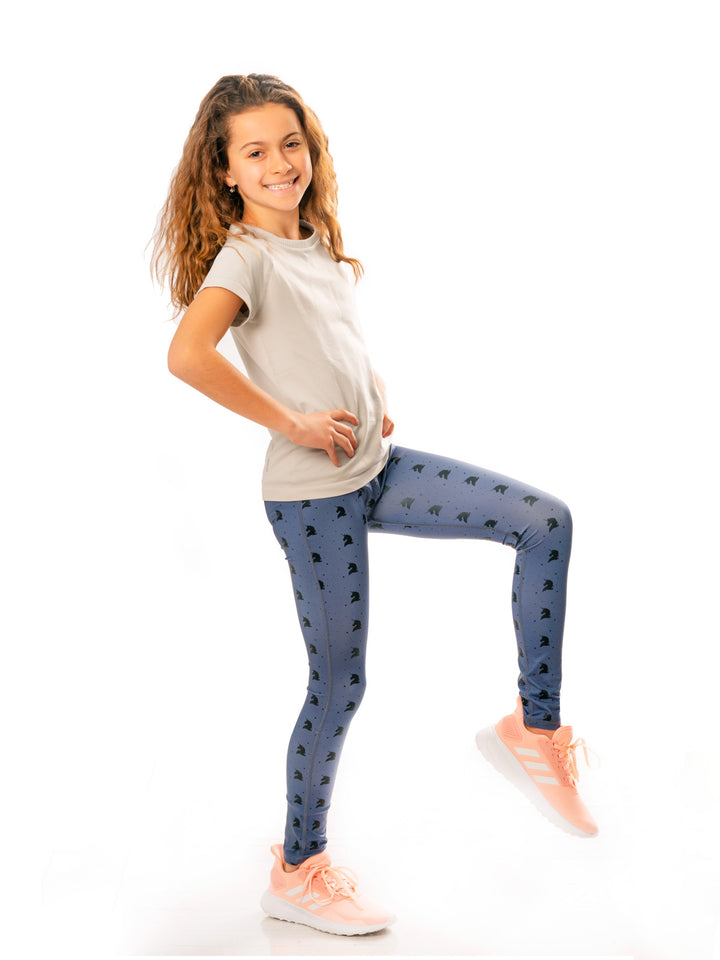 girls printed activewear leggings