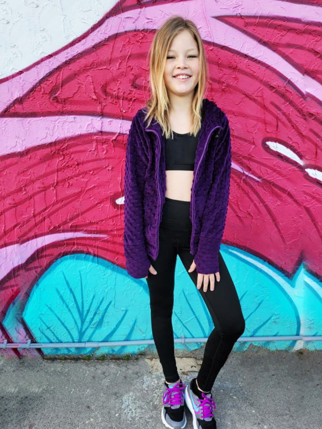 girls basic black activewear legginggs