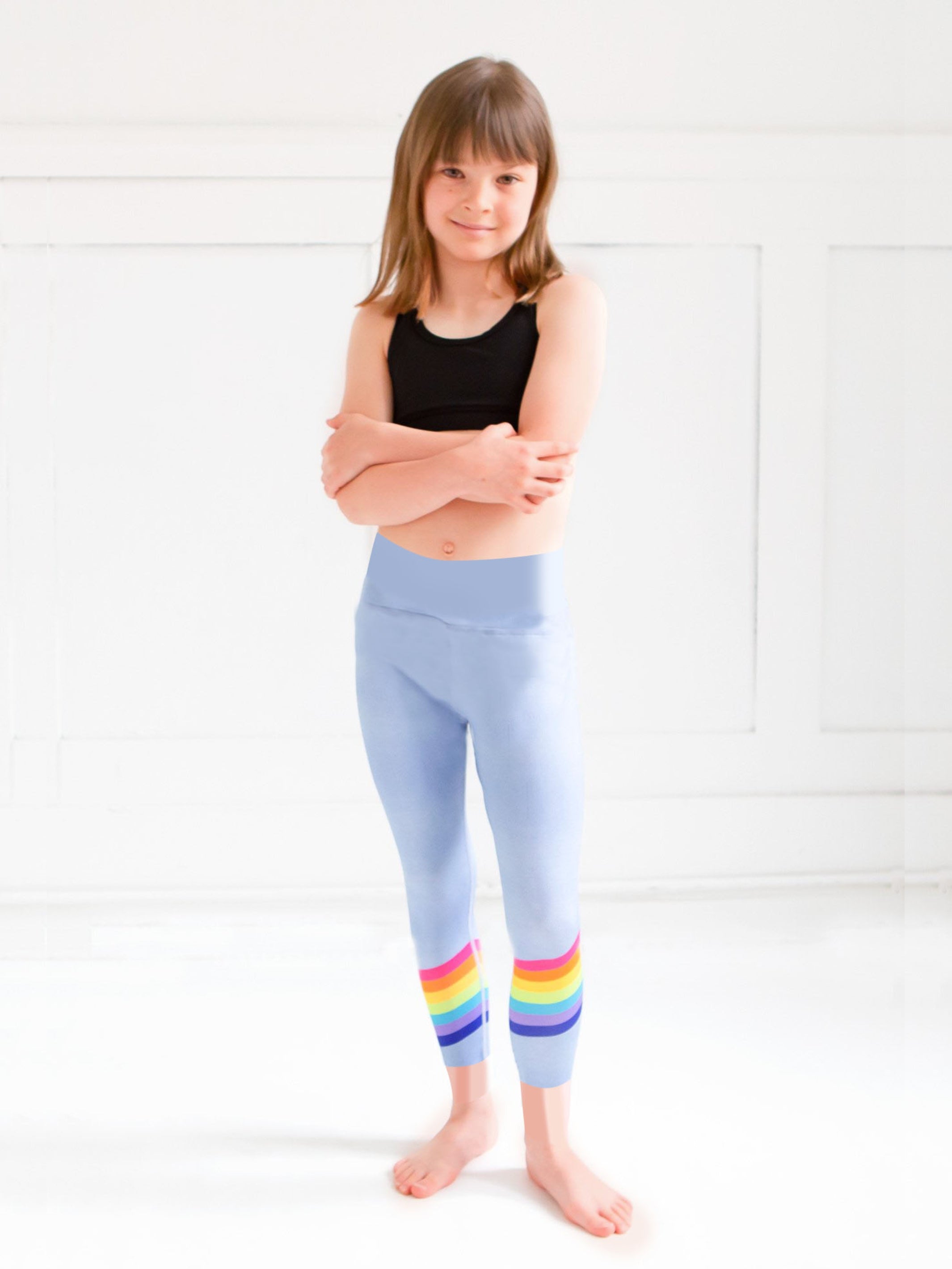Girls Activewear Capri Leggings - Tatiana | Limeapple