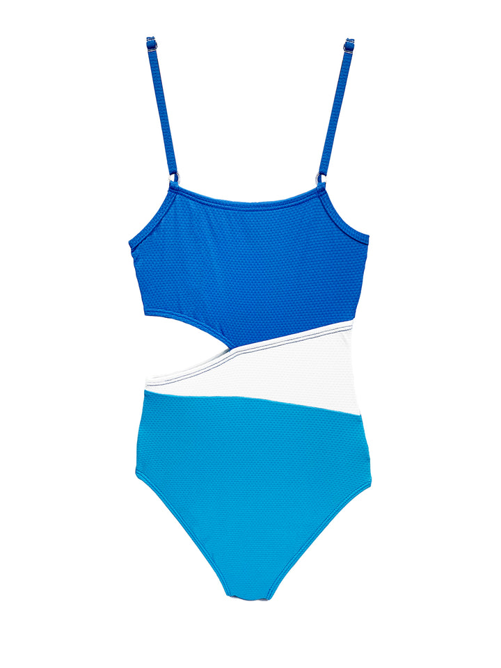 Kaylee Colorblock Cutout One Piece Swimsuit